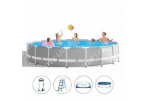 26732 Каркасный бассейн круглый INTEX Prism Frame Pool 549х122+фильтр-насос картр. 5678 л/ч