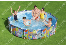 56985 Bestway Круглый каркасный бассейн 305х66см